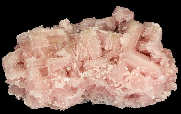 Pink Halite Crystal Plate - Trona, California #40545